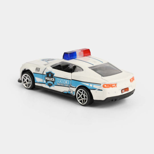 Alloy Die-Cast Police Sports Car Toy
