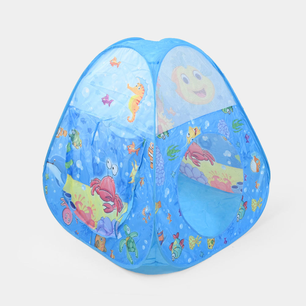 Children 3-in-1 Ocean Theme Pop-Up Play Tent & Tunnel Set