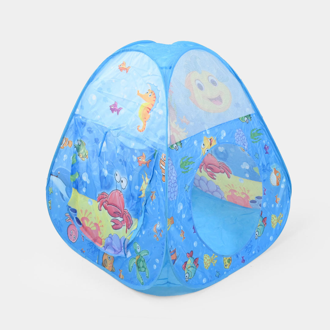 Children 3-in-1 Ocean Theme Pop-Up Play Tent & Tunnel Set
