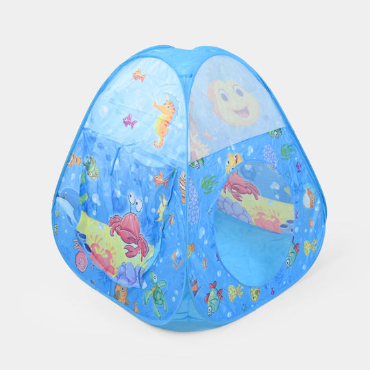 Children 3-in-1 Ocean Theme Pop-Up Play Tent & Tunnel Set