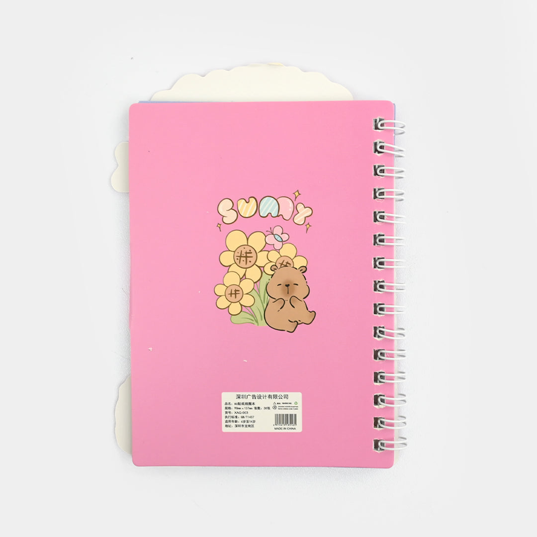 A6 Spiral Notebook / Stickers Diary