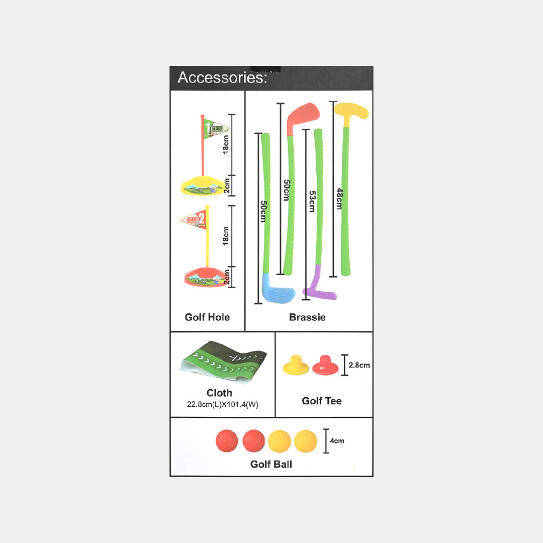 Golf Club Toy Play Set for Kids