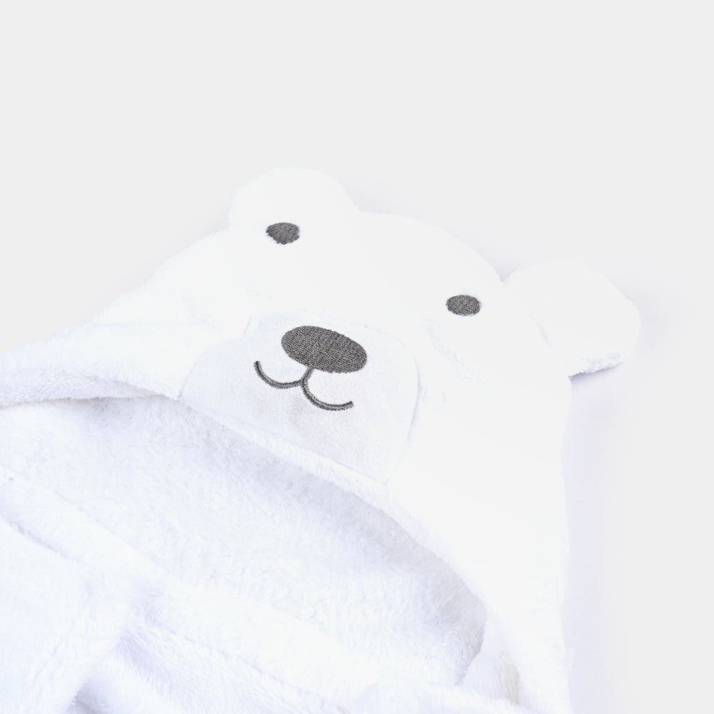 Hooded Character Blanket 0M+ | White P01