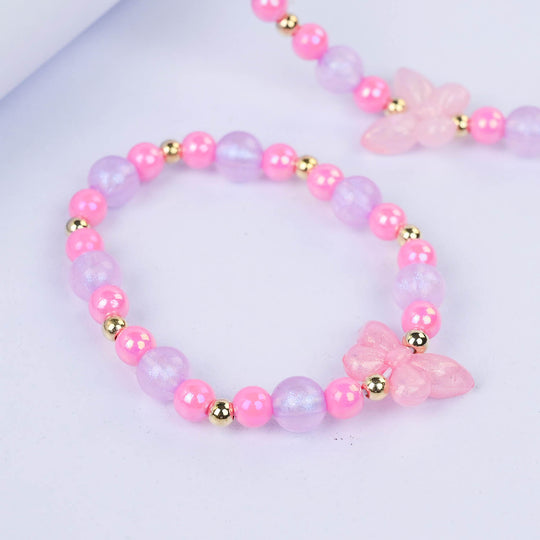 CHARM BEADED NECKLACE & BRACELET FOR GIRLS