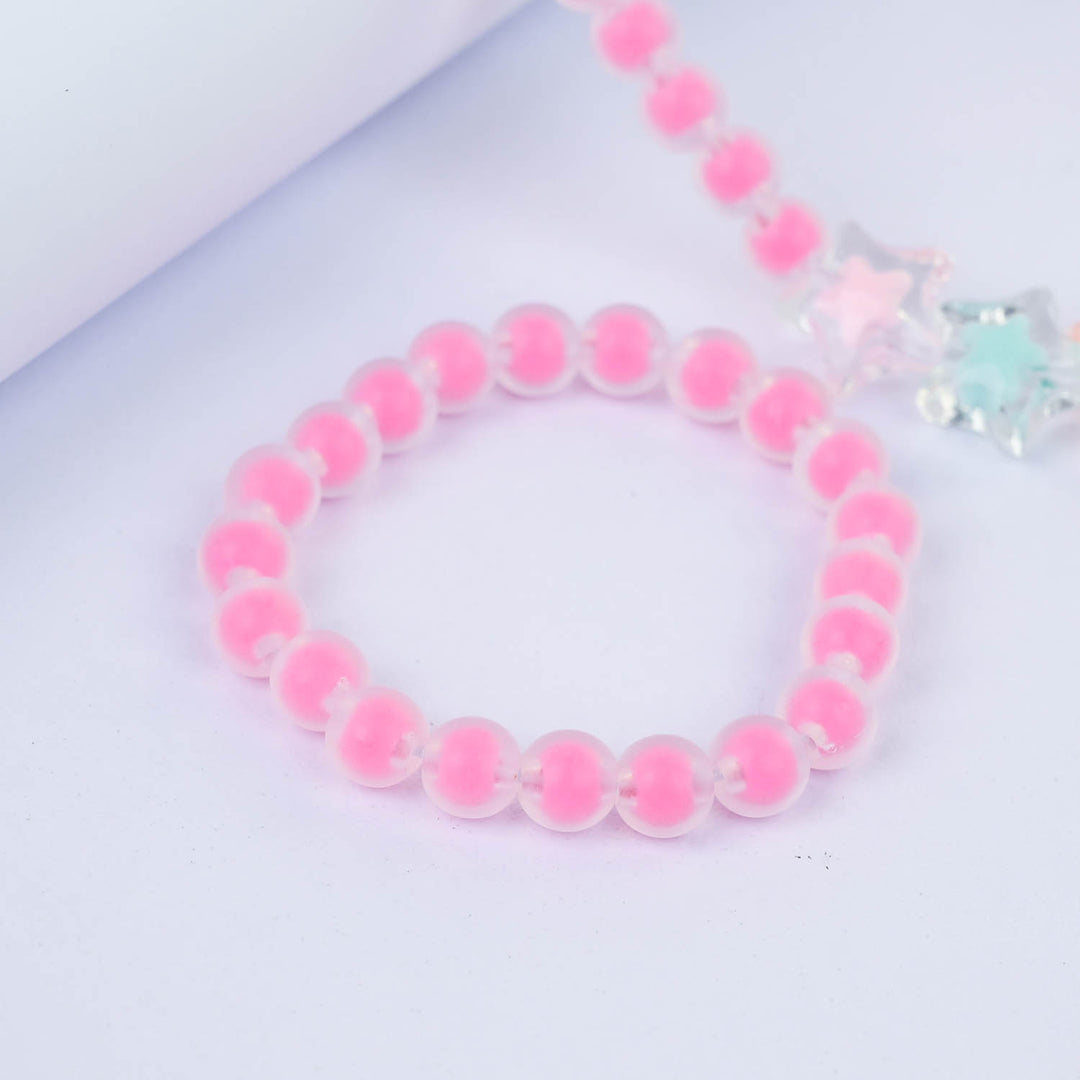 CHARM BEADED NECKLACE & BRACELET FOR GIRLS