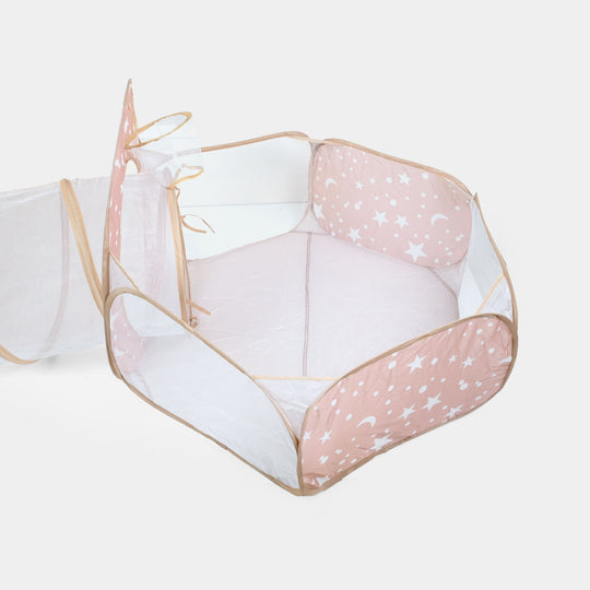 Children Tent House 3-in-1 Pop-Up Play Tent Set