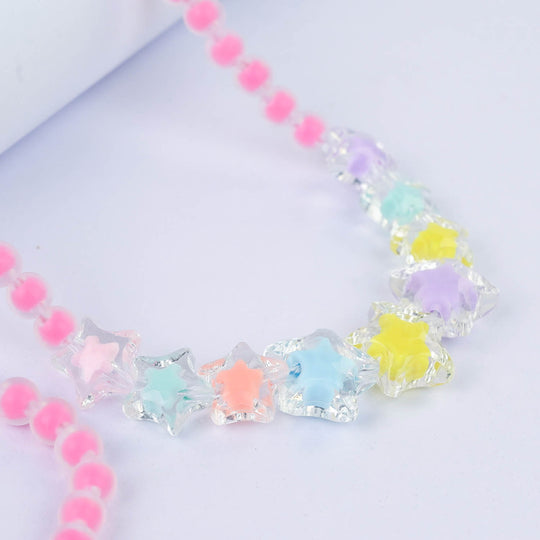 CHARM BEADED NECKLACE & BRACELET FOR GIRLS