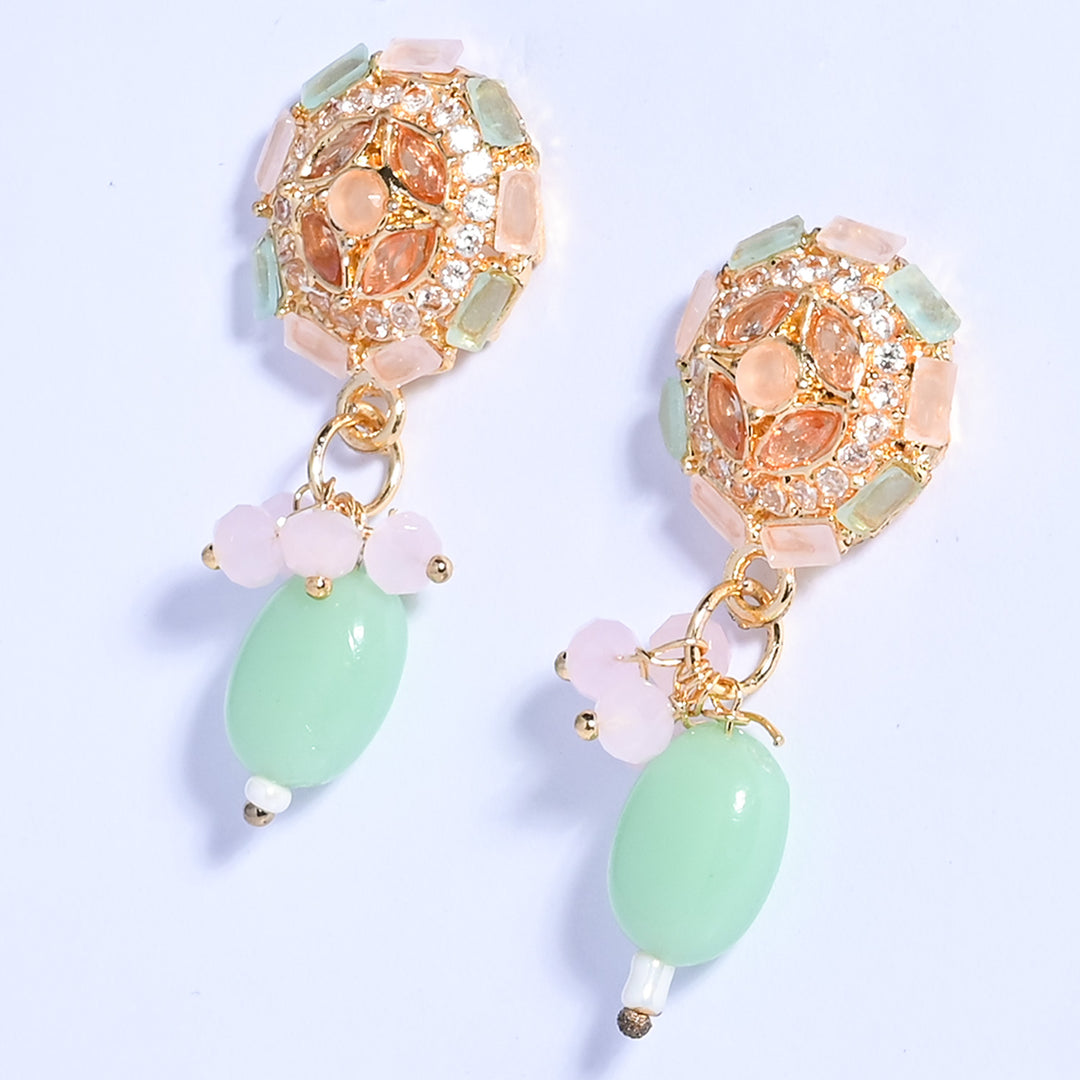 Elegant Beads Earring For Cute Girl