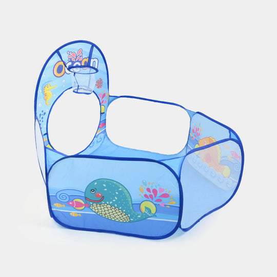 Children Tent House 3-in-1 Pop-Up Play Tent, Tunnel, and Ball Pit