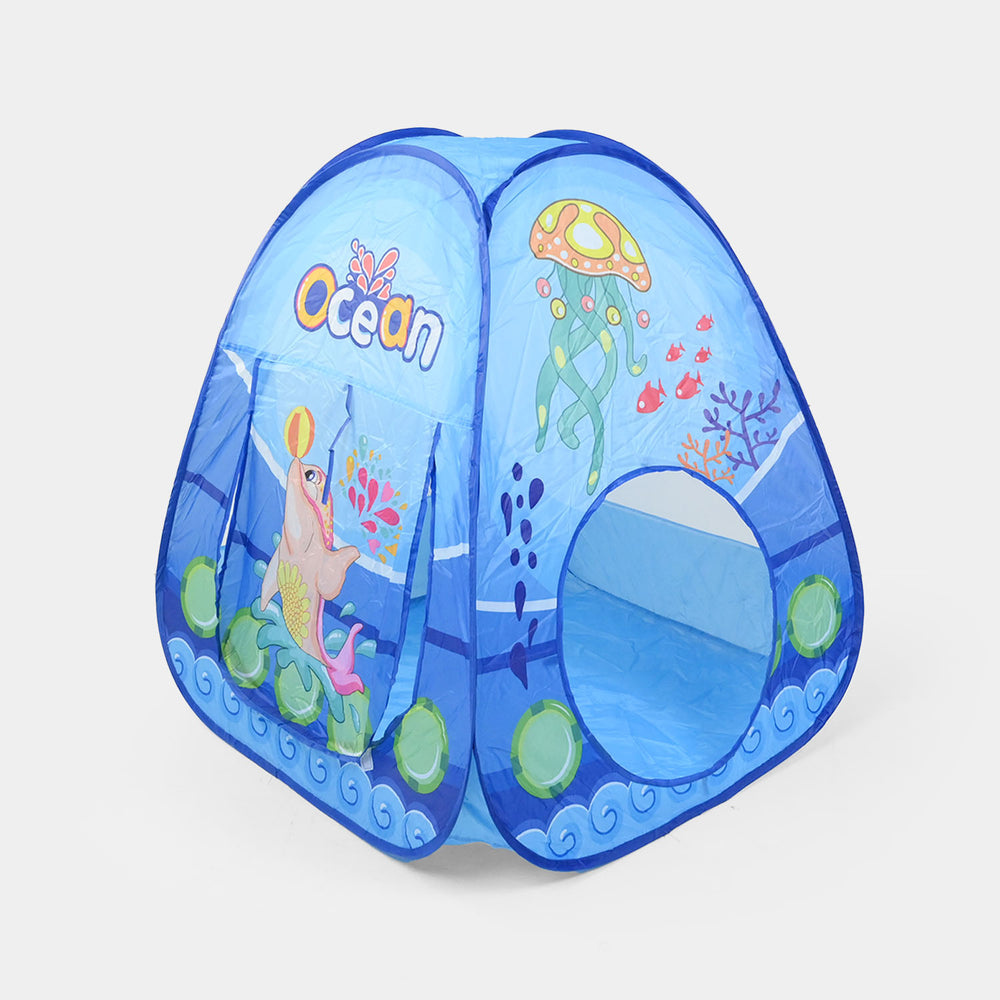 Children Tent House 3-in-1 Pop-Up Play Tent, Tunnel, and Ball Pit