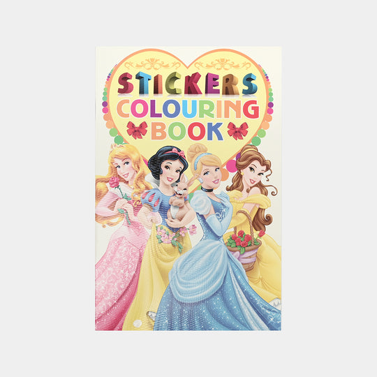 Sticker Coloring Book