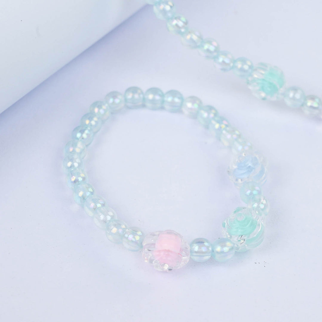 CHARM BEADED NECKLACE & BRACELET FOR GIRLS