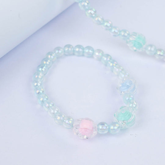 CHARM BEADED NECKLACE & BRACELET FOR GIRLS