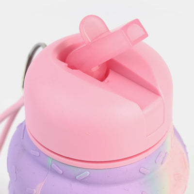 Silicone Foldable Ice-cream Cone Water Bottle For Kids