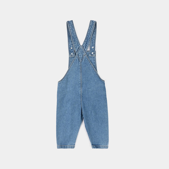 Infant Girls Denim rigid Over Kitty-Light.Blue