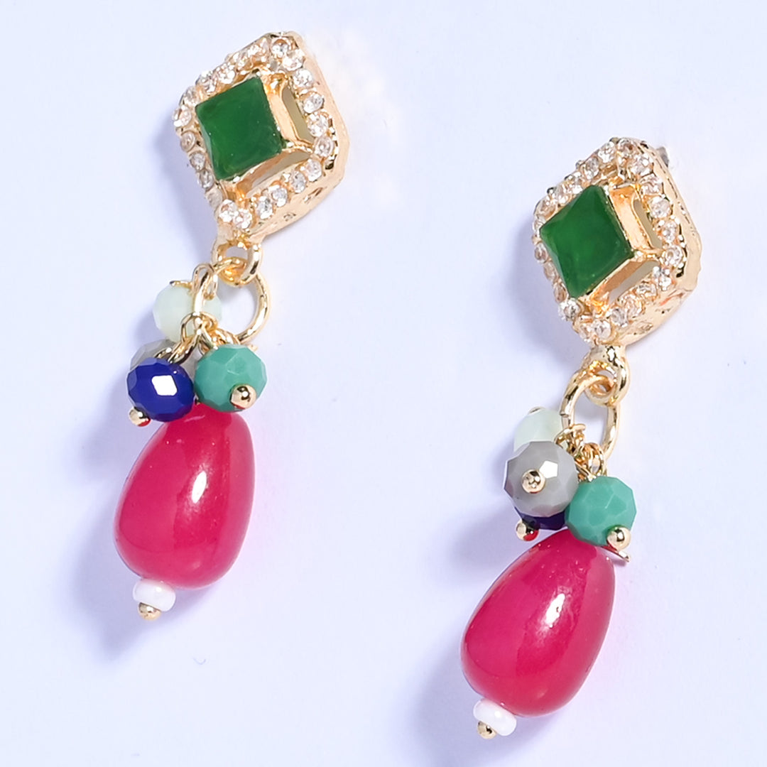 Elegant Beads Earring For Cute Girl