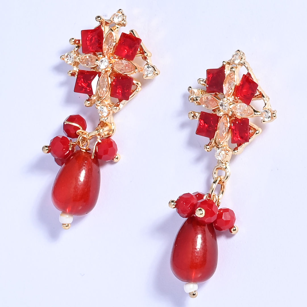 Elegant Beads Earring For Cute Girl