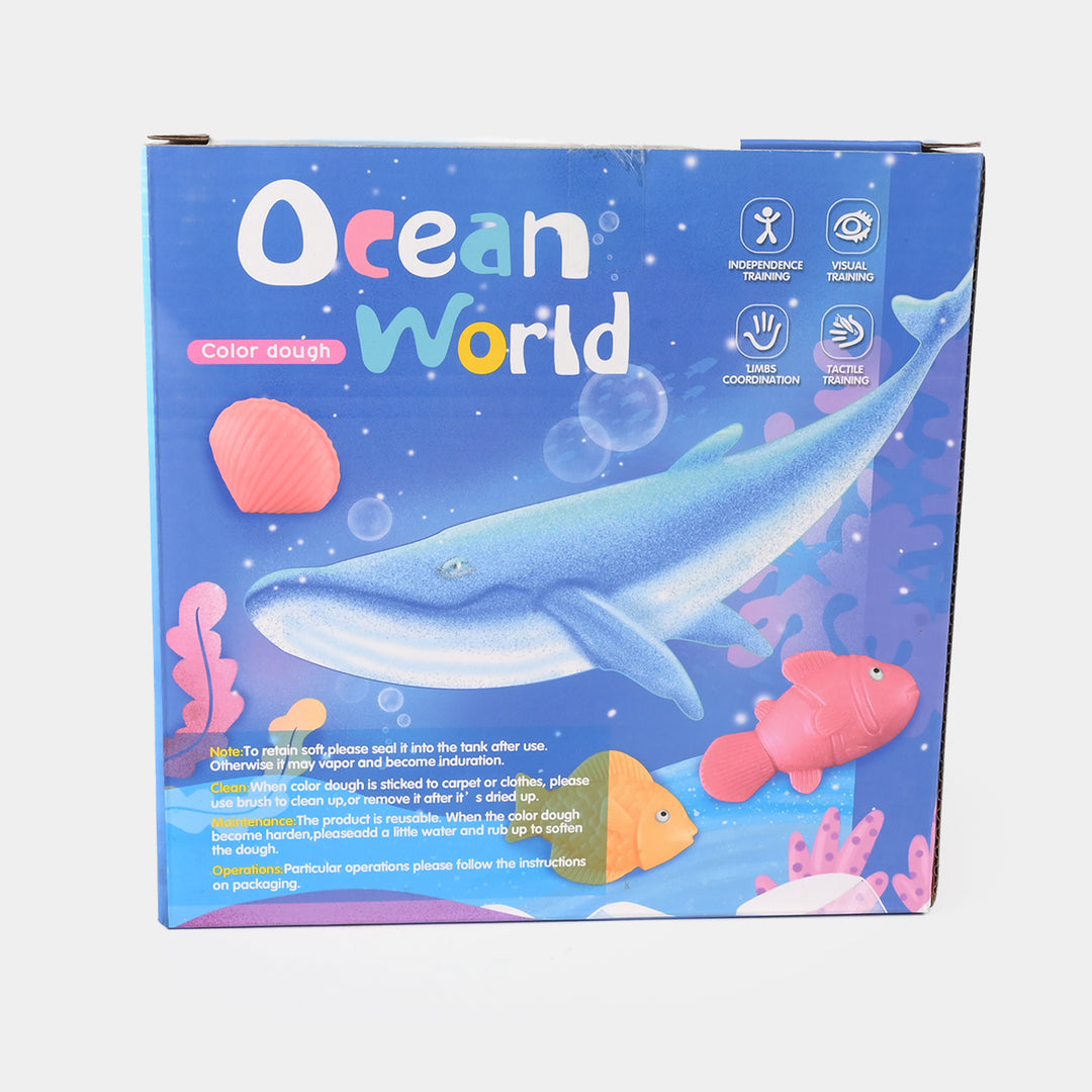 OCEAN WORLD COLOR DOUGH SET FOR KIDS