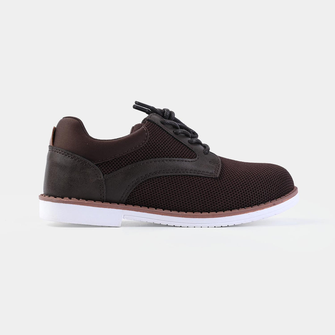 Boys Formal Shoes XR539-044-COFFEE