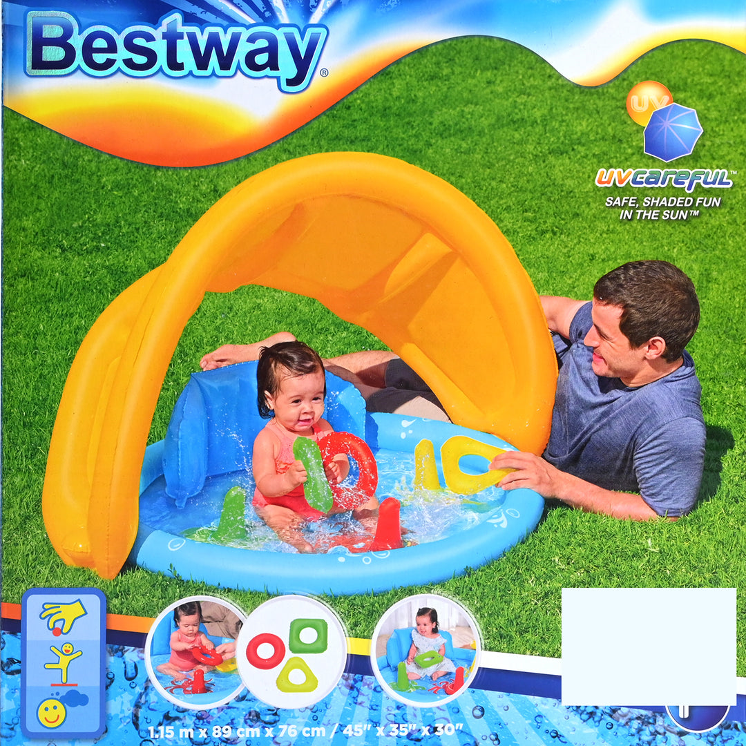 Bestway - Shaded Baby Pool (45x35x30)