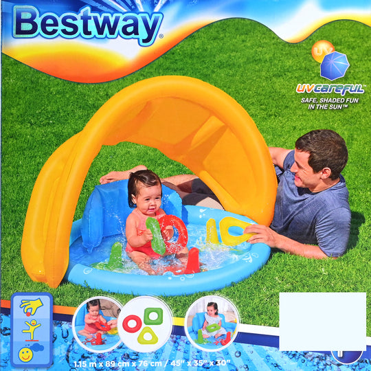 Bestway - Shaded Baby Pool (45x35x30)