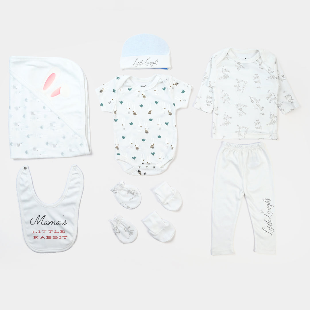 Baby Starter Set Pack Of 8PCs | 0-3M