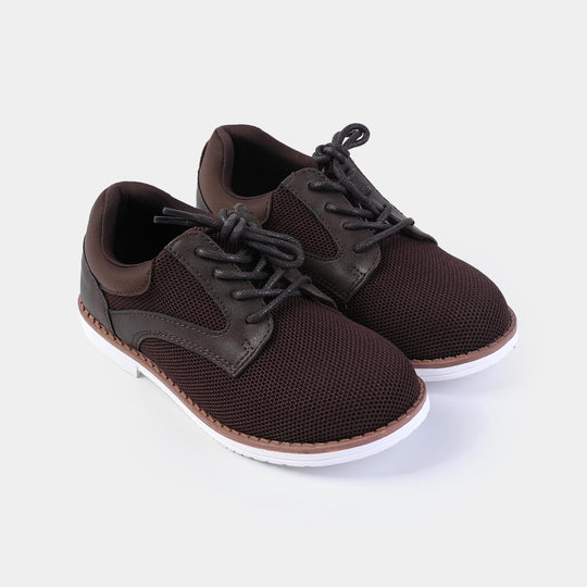 Boys Formal Shoes XR539-044-COFFEE