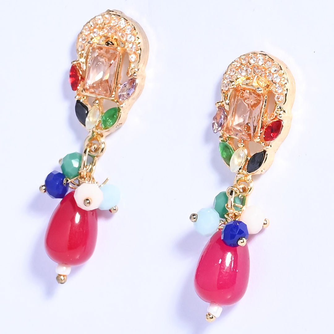 Elegant Beads Earring For Cute Girl