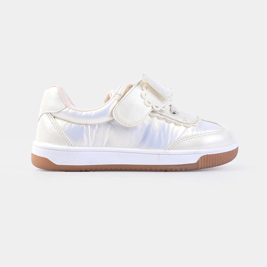 Girls Sneakers 93226-4-BEIGE