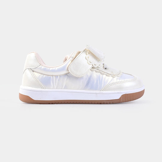Girls Sneakers 93226-4-BEIGE