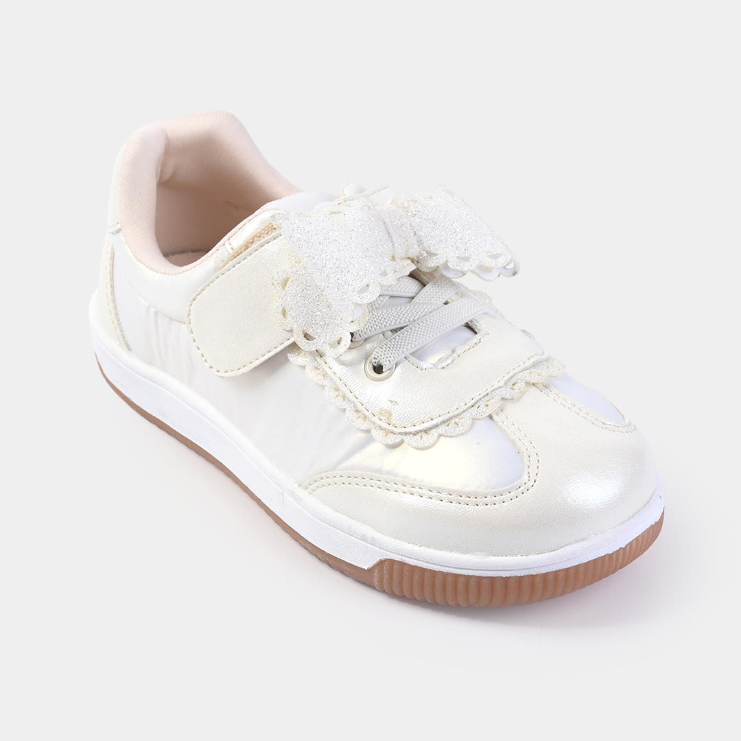 Girls Sneakers 93226-4-BEIGE