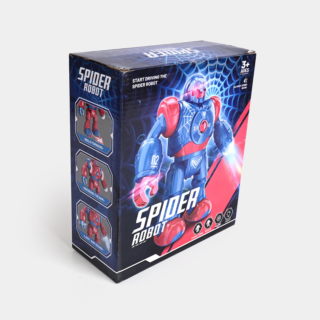 Electric Ultimate Spider Mecha Toy with Light & Sound