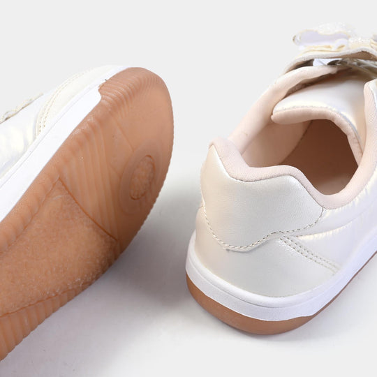 Girls Sneakers 93226-4-BEIGE