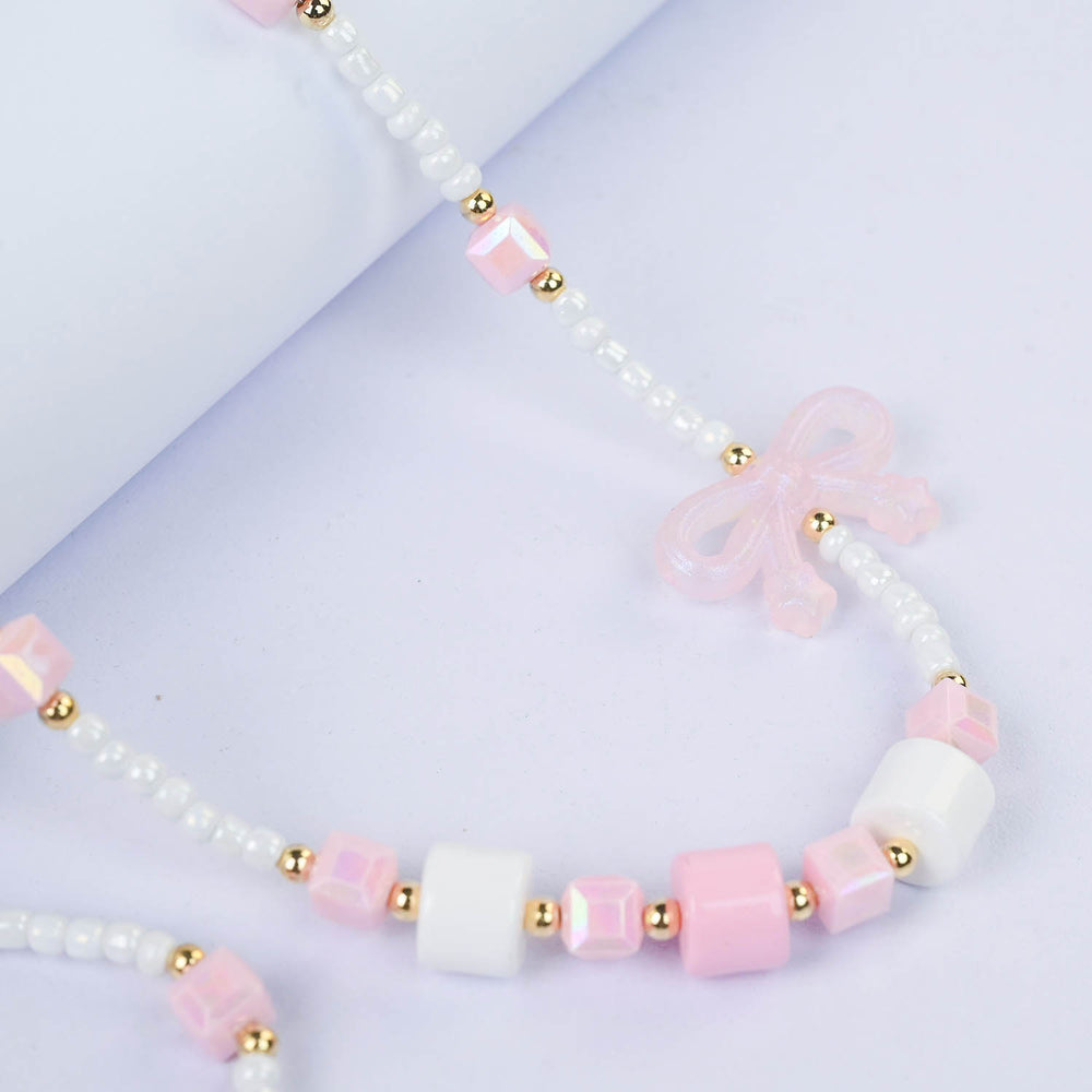 CHARM BEADED NECKLACE & BRACELET FOR GIRLS