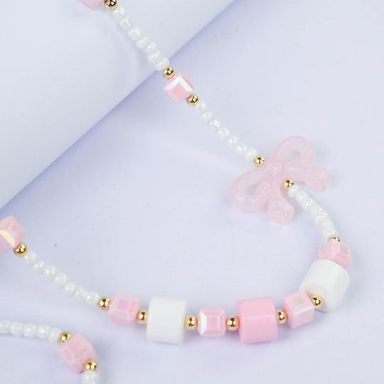 CHARM BEADED NECKLACE & BRACELET FOR GIRLS