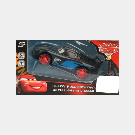 Alloy Pull Back Racing Car Toy with Light and Sound