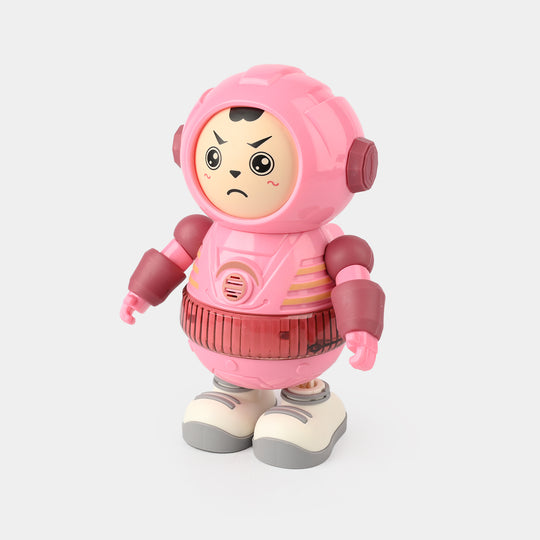 Cute Dancing Robot Toy with Light & Sound for Kids