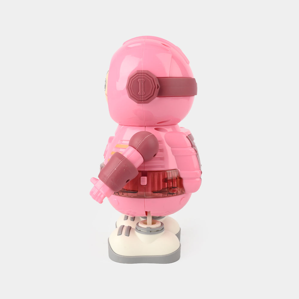 Cute Dancing Robot Toy with Light & Sound for Kids