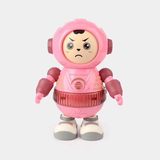Cute Dancing Robot Toy with Light & Sound for Kids