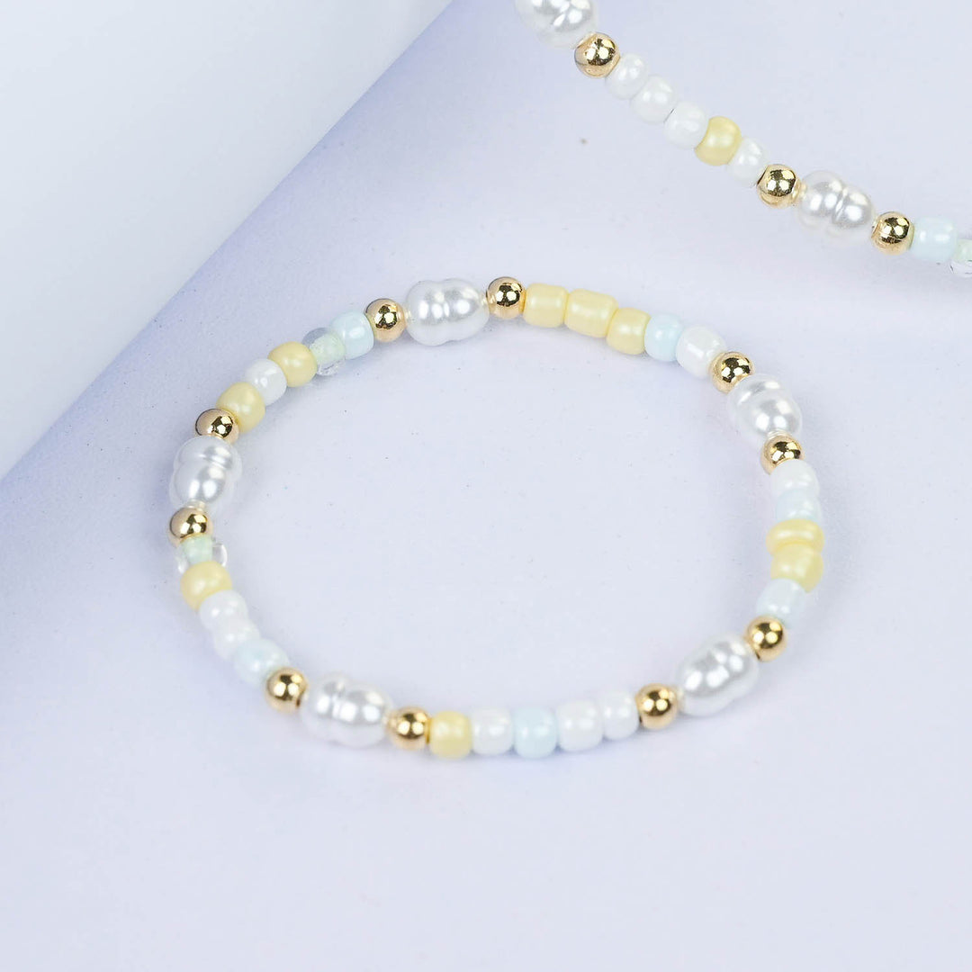 CHARM BEADED NECKLACE & BRACELET FOR GIRLS