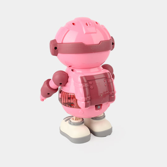 Cute Dancing Robot Toy with Light & Sound for Kids