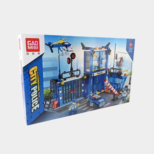 Urban Police Station Building Blocks 522Pcs T3125