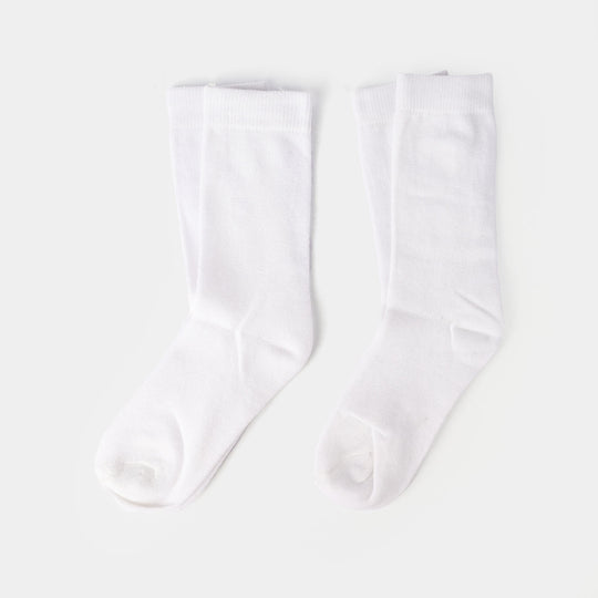 Boys Basic Pack of 2 Socks-White