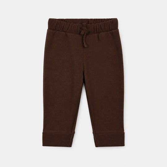 Infant Boys Yarn Dyed 2Pcs Suit Cozyclub-BROWN