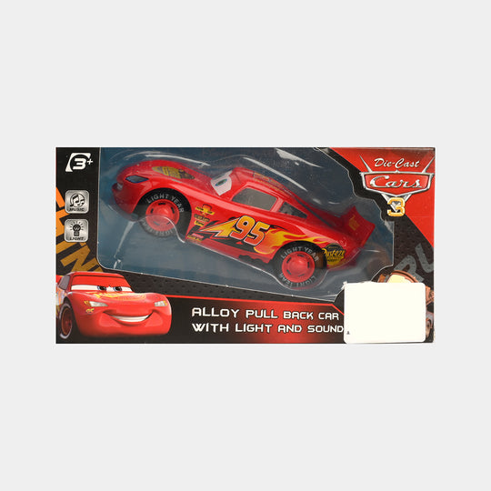 Alloy Pull Back Racing Car Toy with Light and Sound