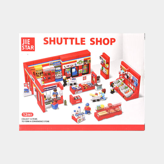 Supermarket Building Blocks Set 12in1