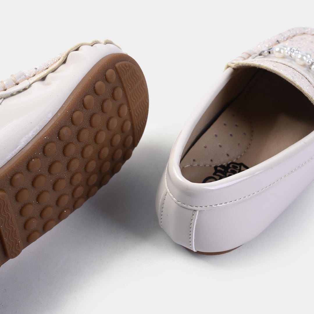 Girls Loafer XR502-G1-BEIGE
