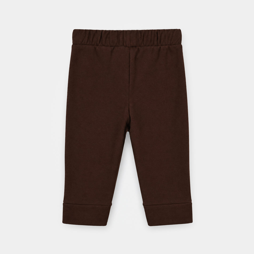 Infant Boys Yarn Dyed 2Pcs Suit Cozyclub-BROWN