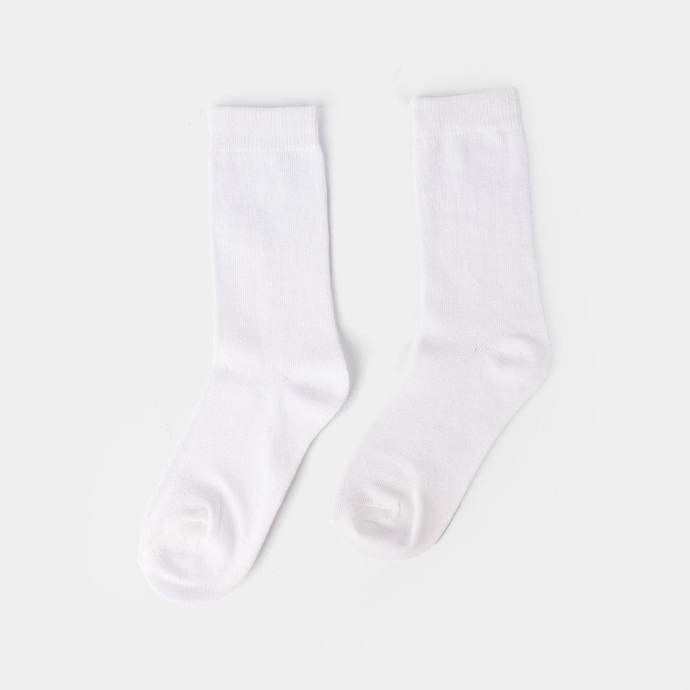 Boys Basic Pack of 2 Socks-White