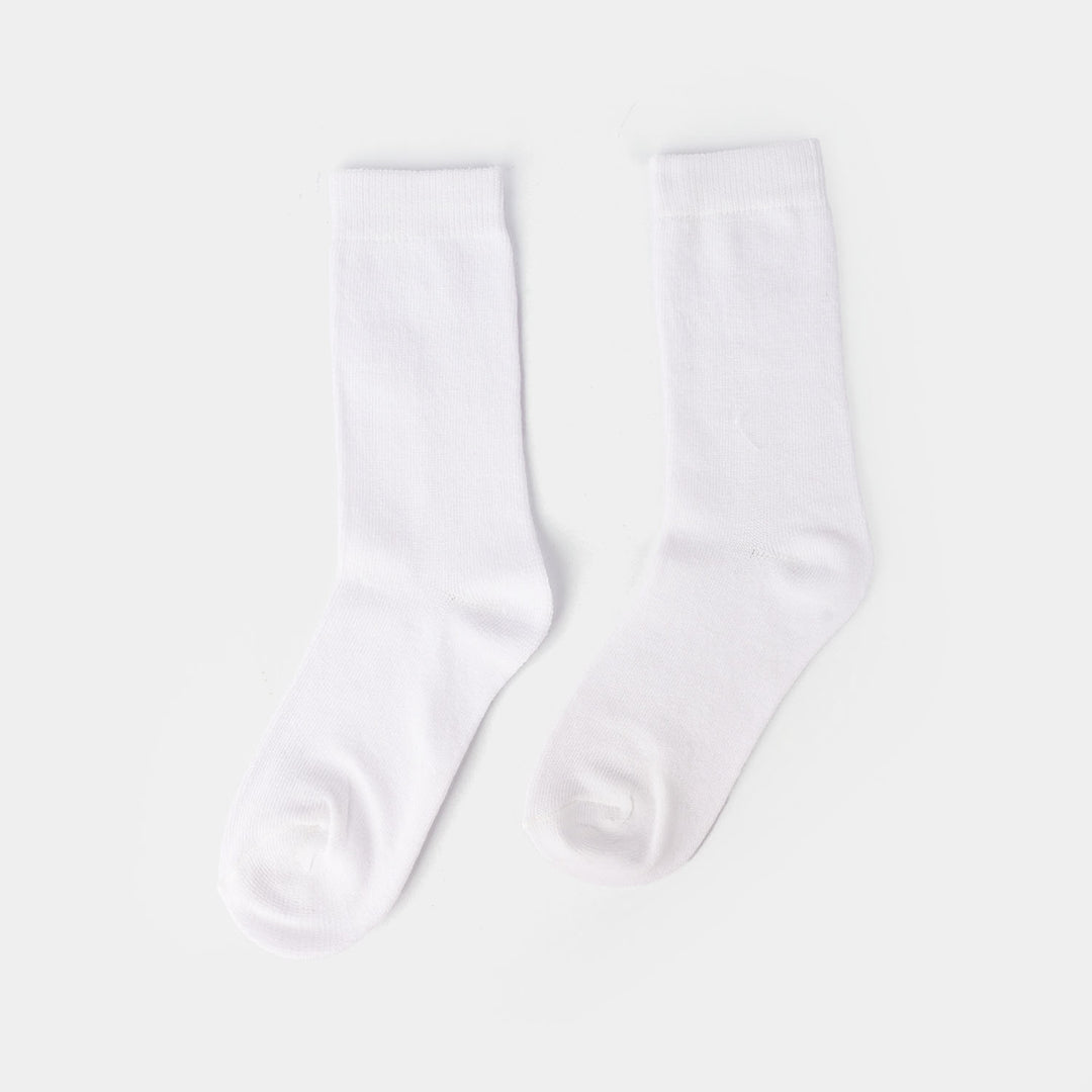 Boys Basic Pack of 2 Socks-White